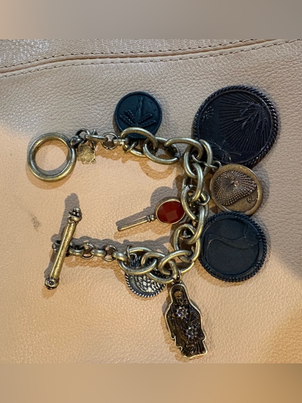 🍀VINTAGE RARE LUCKY BRAND Charm Bracelet
